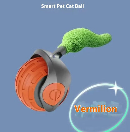 Speedy Tail Interactive Pet Toy Ball | Durable Rubber Chase Toy for Cats & Dogs
