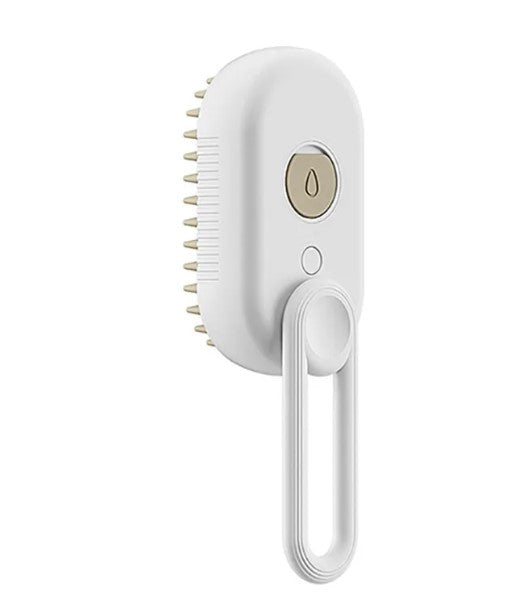 3-in-1 Electric Steamy Pet Brush | Multi-Functional Grooming & Mist Brush for Cats & Dogs