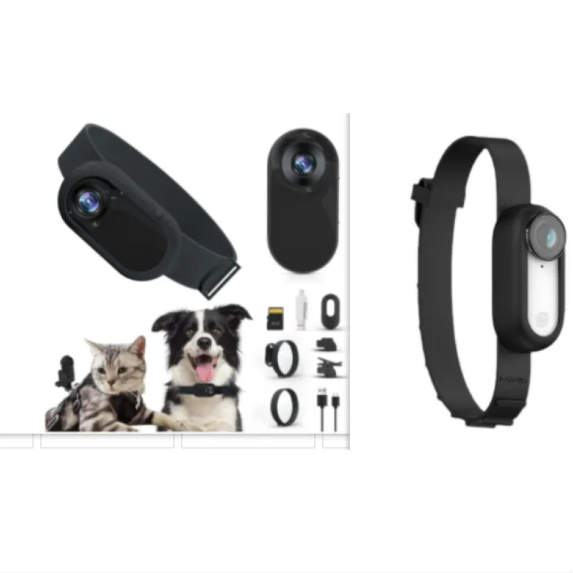 Wireless Pet Collar Camera | Mini HD Action Camera for Cats & Dogs