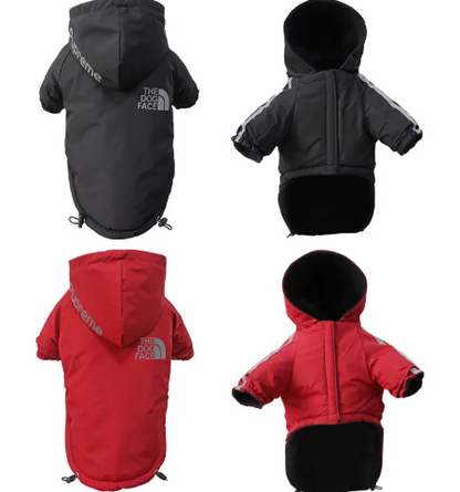 Premium Winter Dog Jacket with Velvet Lining | Warm Weather-Resistant Pet Coat for Small & Large Dogs