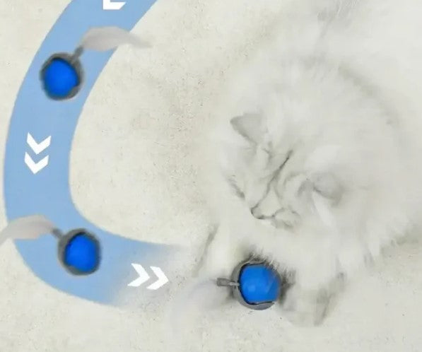 Speedy Tail Interactive Pet Toy Ball | Durable Rubber Chase Toy for Cats & Dogs