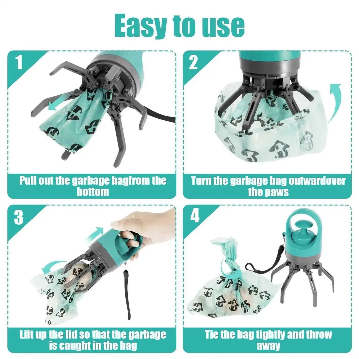The CleanWalk™ | Handheld No-Touch Poop Grabber