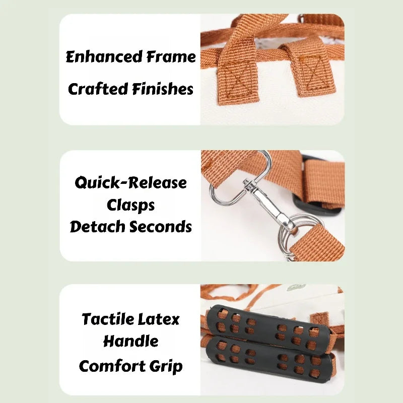 🎒 Air-Lift Carry Harness Dog Backpack | Breathe-Easy No-Pull Pet Carrier