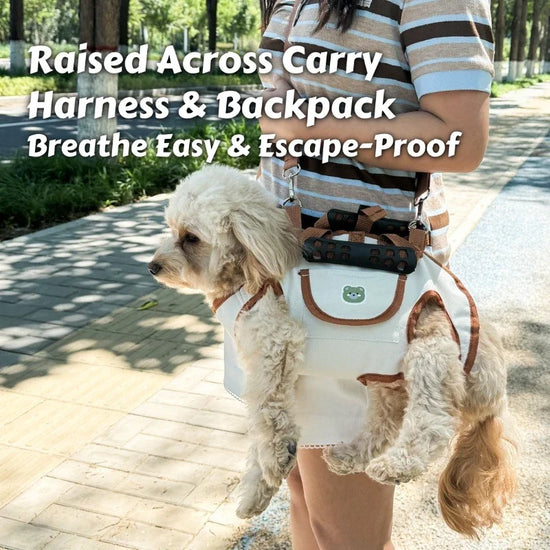 🎒 Air-Lift Carry Harness Dog Backpack | Breathe-Easy No-Pull Pet Carrier