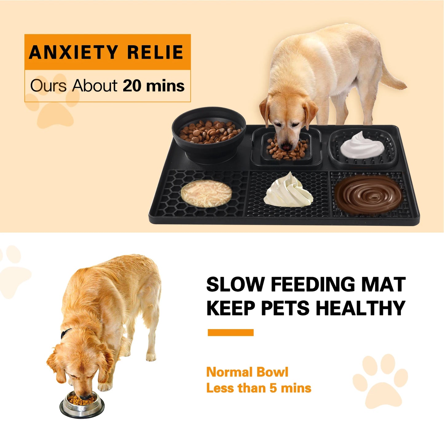 🐾 PureChill™ Silicone Dog Licking Pad | Eco-Friendly Slow Feeder