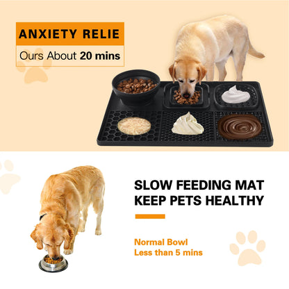 🐾 PureChill™ Silicone Dog Licking Pad | Eco-Friendly Slow Feeder