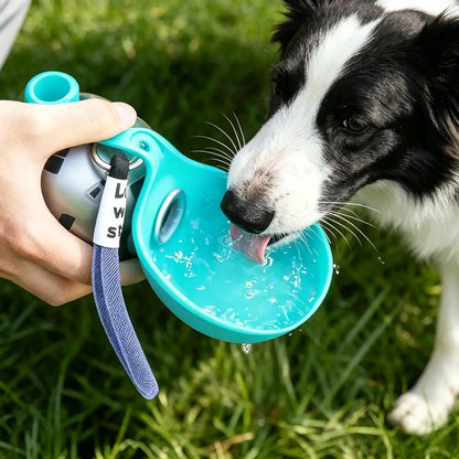 💧 PureFlow™ 2-in-1 Stainless Steel Dog Water Bottle | Leak-Proof Travel Companion