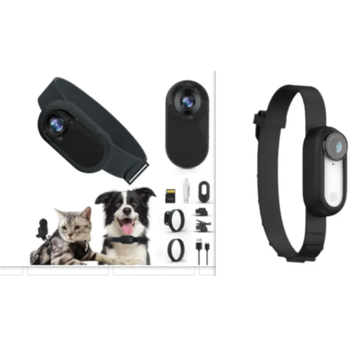 Wireless Pet Collar Camera | Mini HD Action Camera for Cats & Dogs