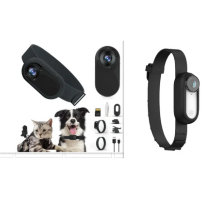Wireless Pet Collar Camera | Mini HD Action Camera for Cats & Dogs