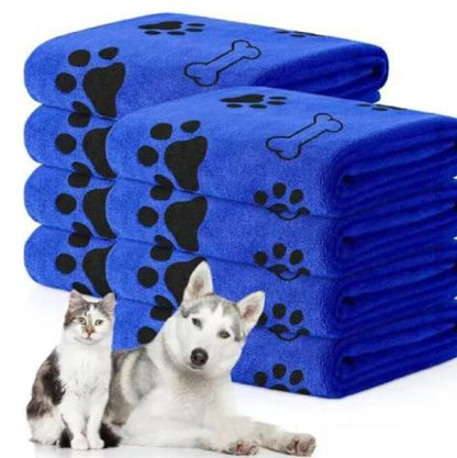 Ultra-Absorbent Microfiber Pet Towel | Quick-Drying Towel for Dogs & Cats